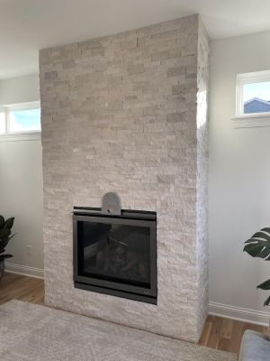 Fireplace Tile Installation in Burnsville, Minnesota