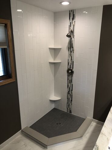 Before & After Tile Shower installation in Minneapolis, MN (2)