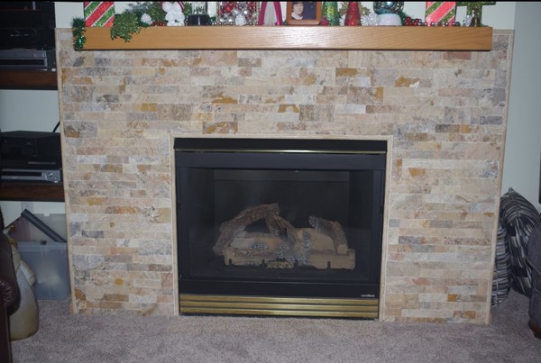 Fireplace Tile Installation in Burnsville, MN (1)